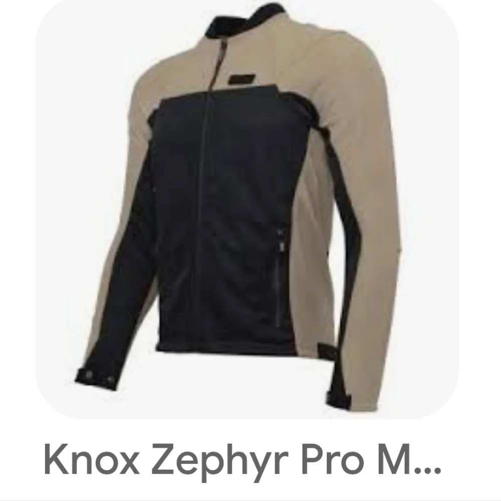 Knox Zephyr Pro Motorcycle Armored Protective Lightweight Jacket XXL - Picture 1 of 16